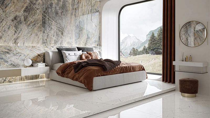 Inspirasi Gambar Dinding Keramik Kamar Tidur yang Bikin Mewah